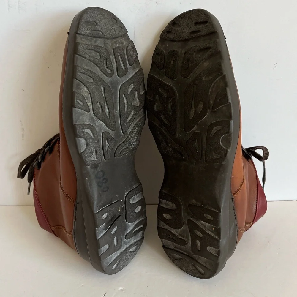 Coach Italy Aaron Brown Leather Chukka Ankle Boots Mens Size 8D